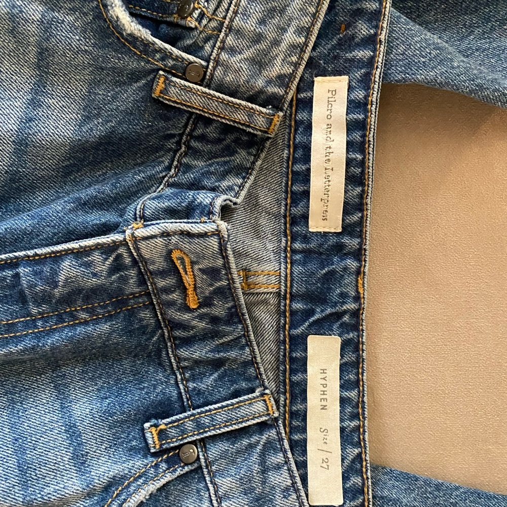 Pilcro and the Letterpress Denim Jeans. Size 27. French bottoms